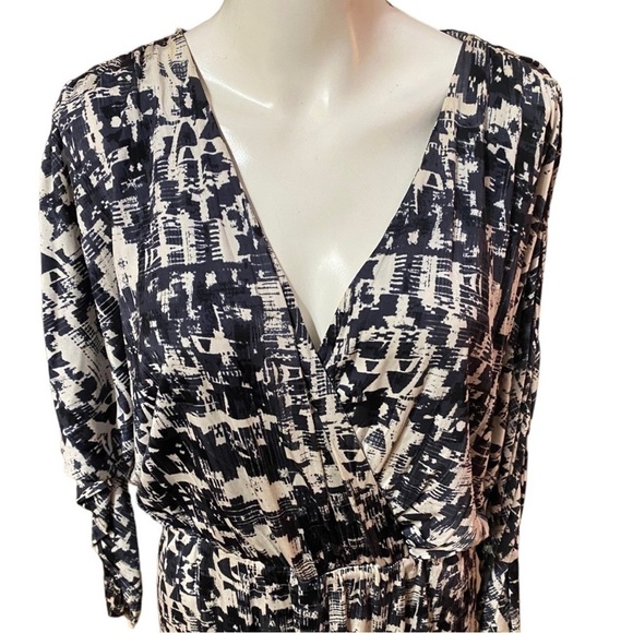 PARKER Catalina Draped Mini Dress In Gazette Size S - Picture 3 of 13